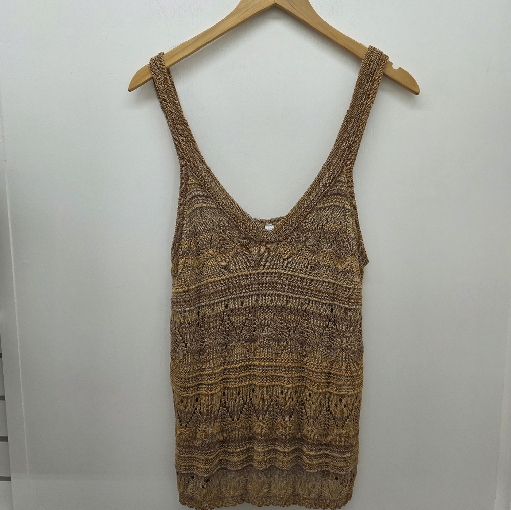 Wishlist Gold Knit Women's Tank Top